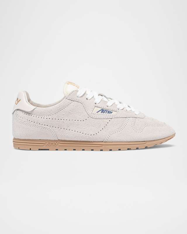 Windspin Retro Suede Low-Top Sneakers